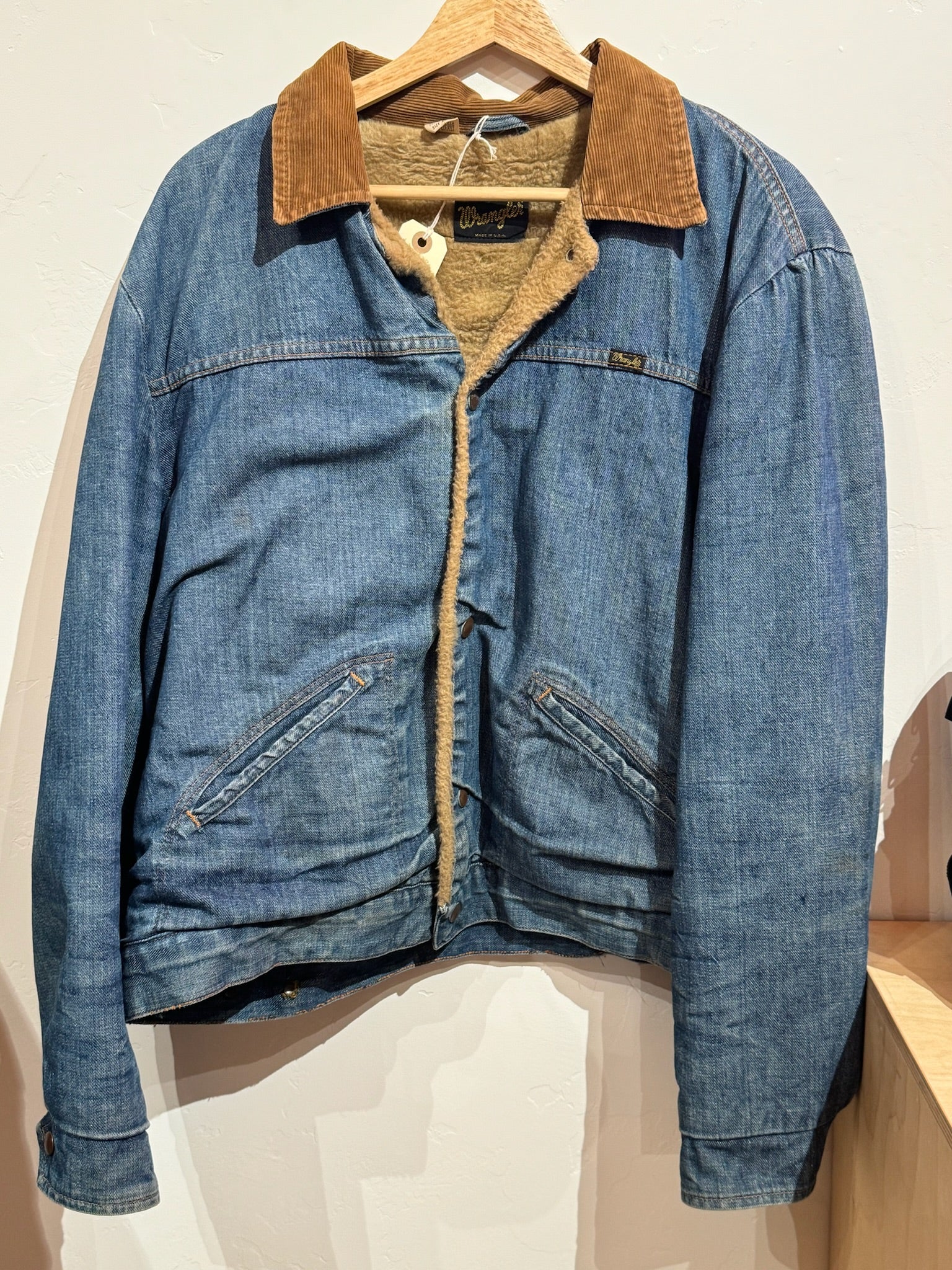 1970s wrangler denim outlet jacket