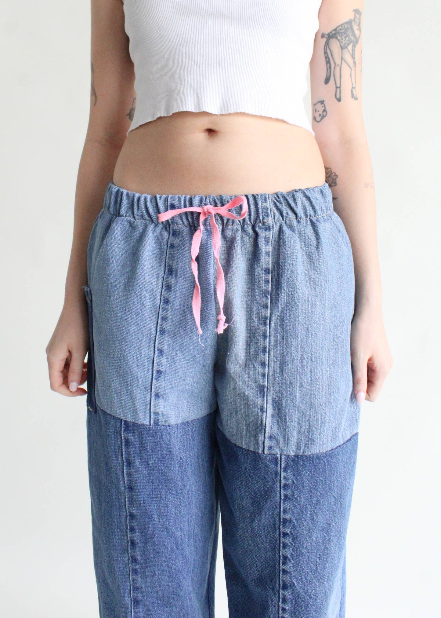 Denim Eco Pants: Blue