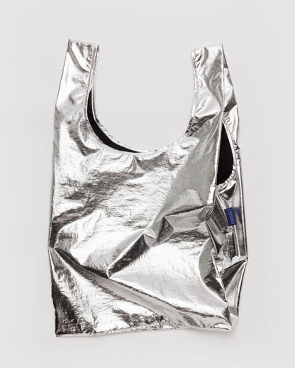 BAGGU Standard Baggu - Metallic Silver