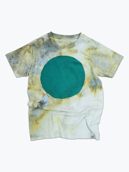 Dyed Circle Tee - Green Ice