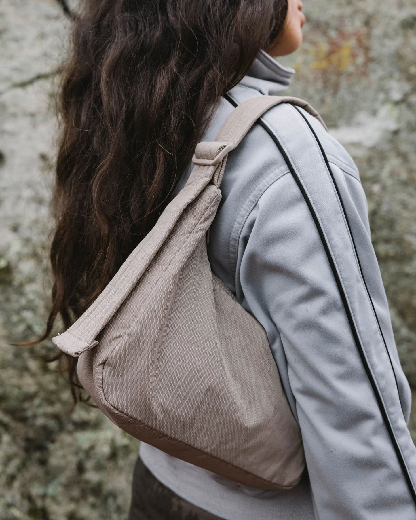 BAGGU Mini Nylon Shoulder Bag - Dove