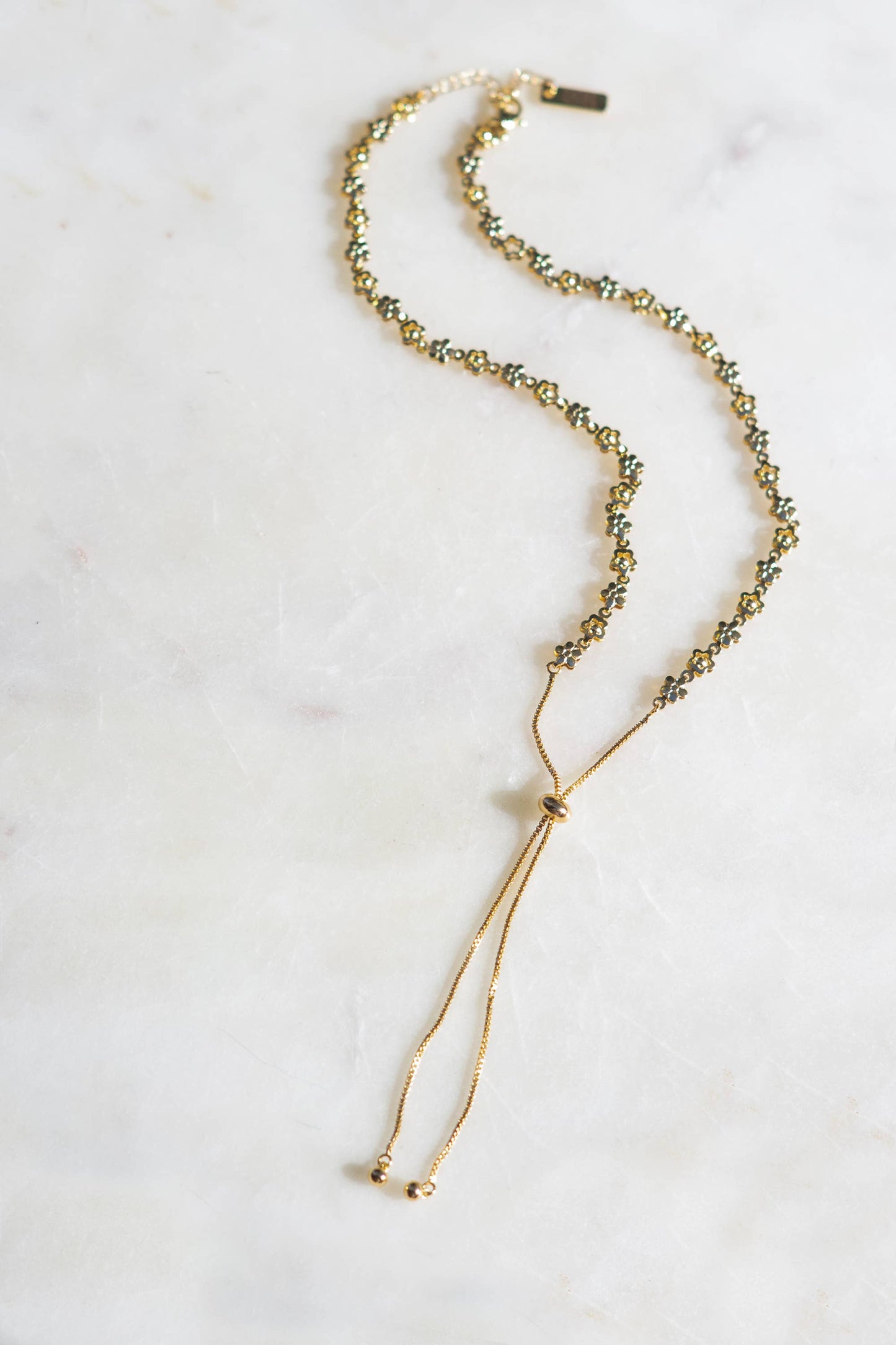 Cassidy Bolo 24K Gold Plated Necklace