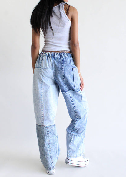 Denim Eco Pants: Blue