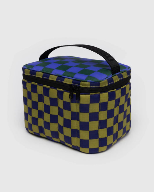 BAGGU Puffy Lunch Bag - Jewel Check