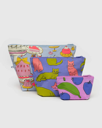 BAGGU Go Pouch Set - Still Life