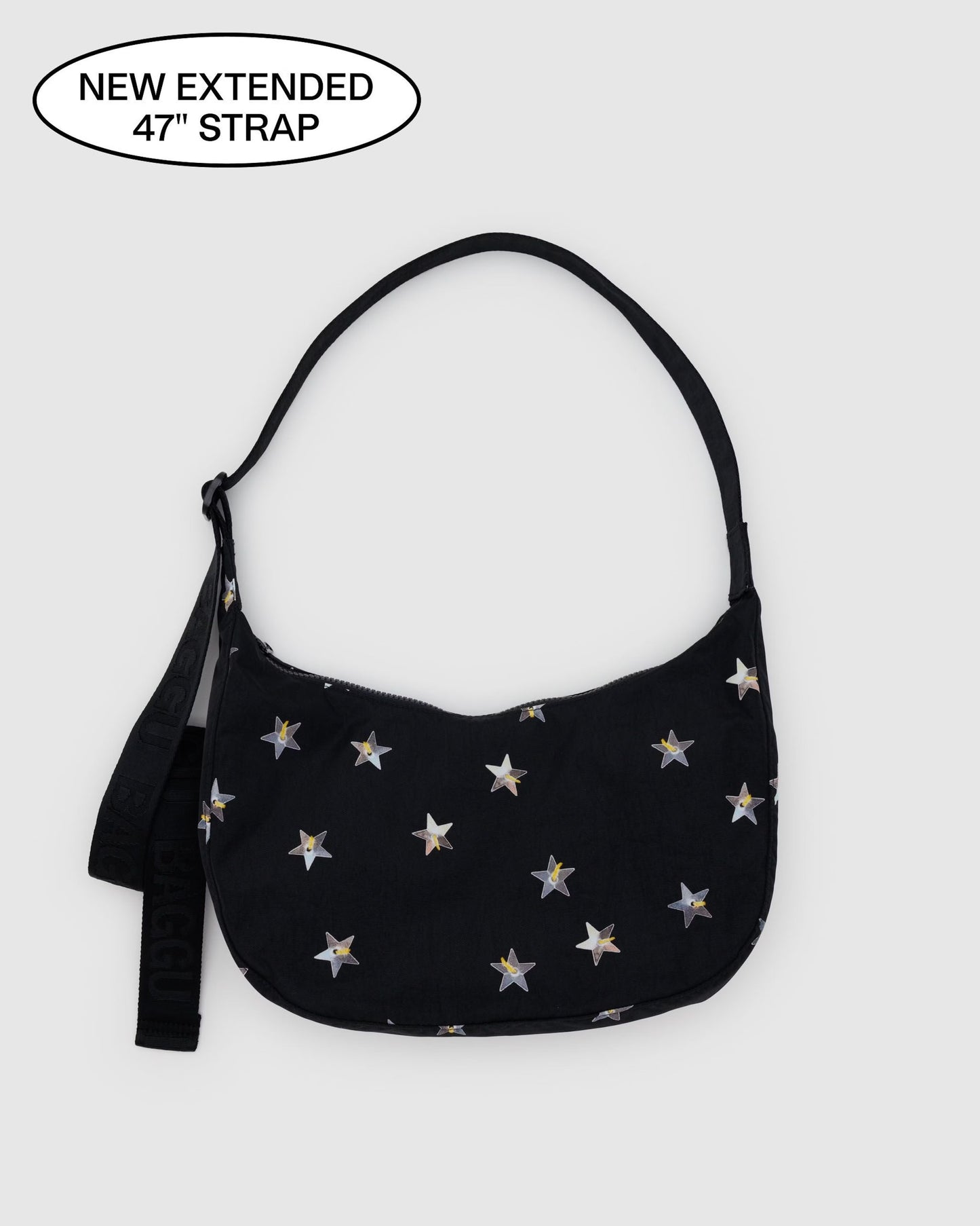 BAGGU Medium Nylon Crescent Bag - Stars