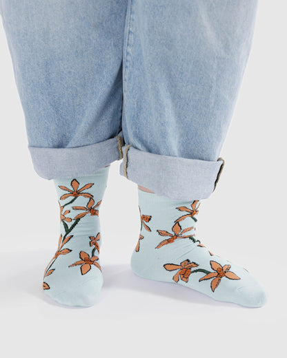 BAGGU Crew Sock - Orchid