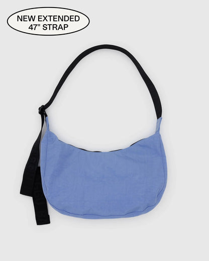 BAGGU Medium Nylon Crescent Bag - Cornflower