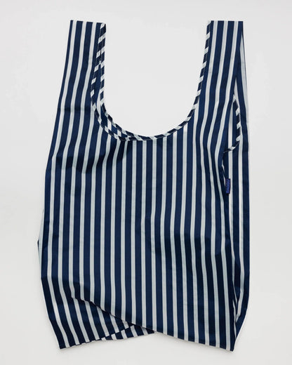 BAGGU Big Reusable Tote - Navy Stripe