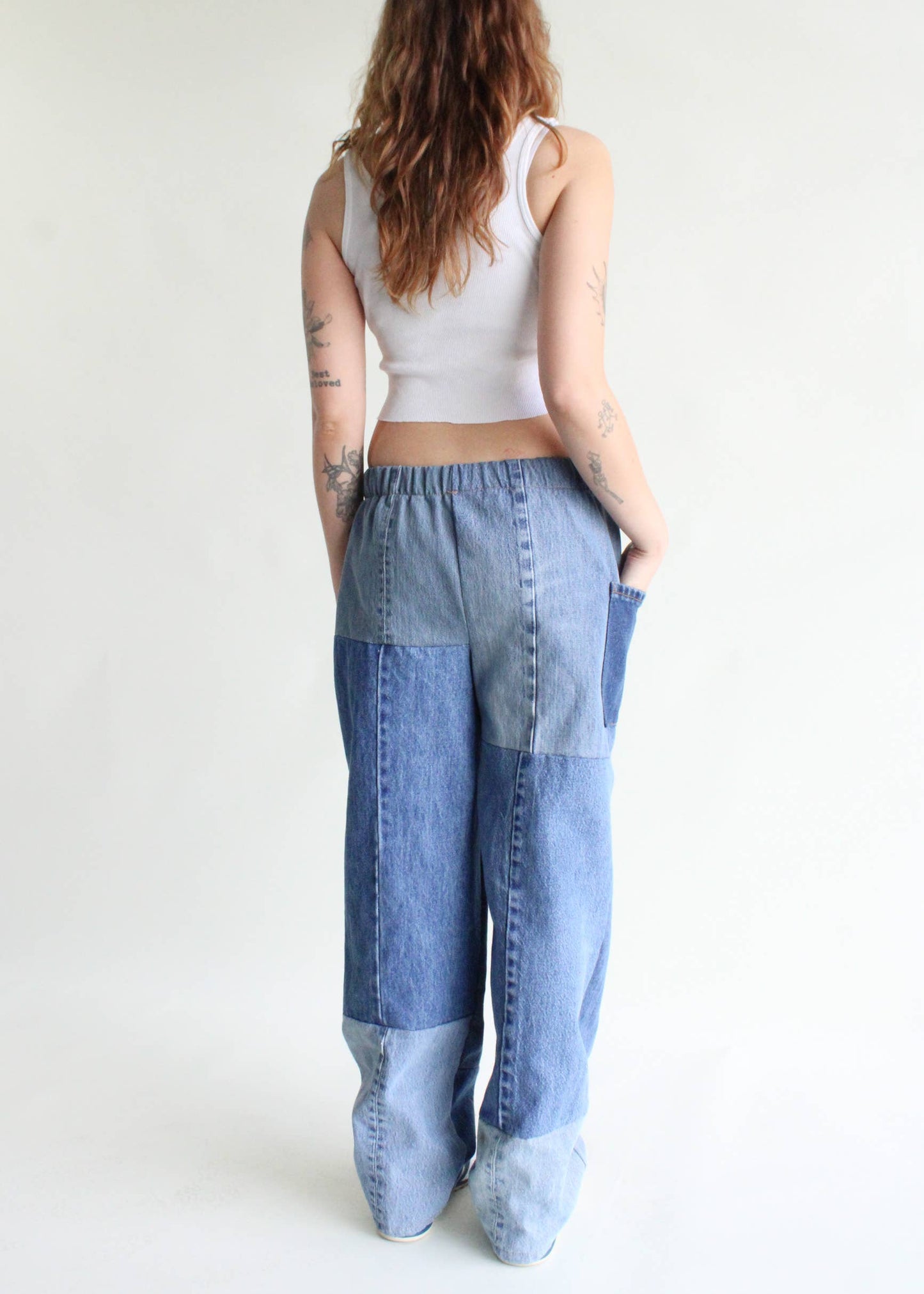 Denim Eco Pants: Blue