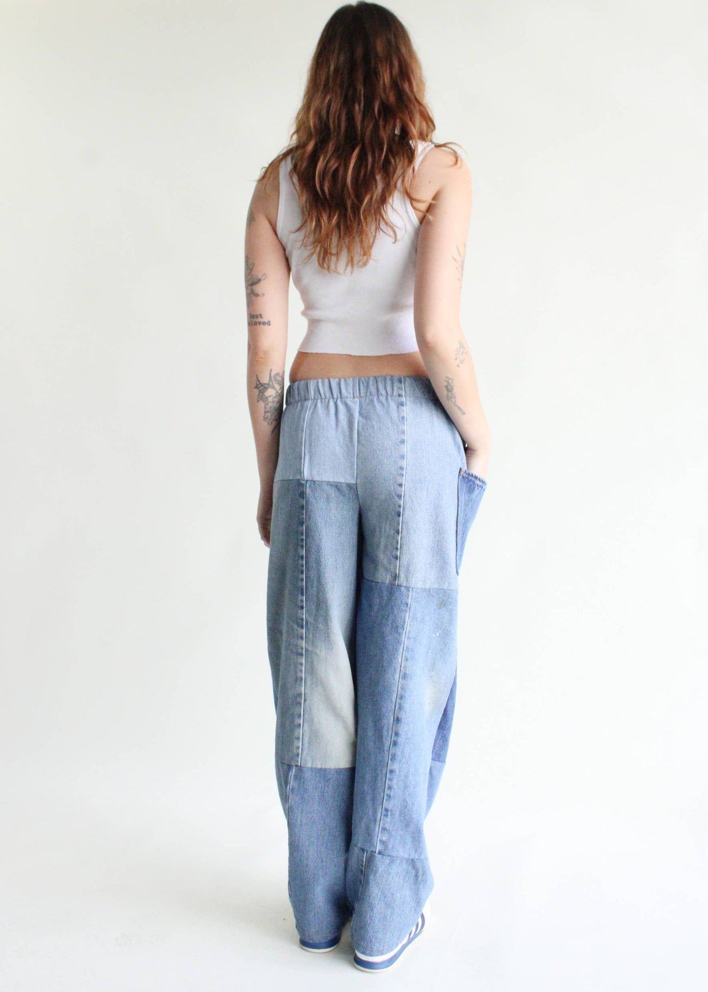 Denim Eco Pants: Blue