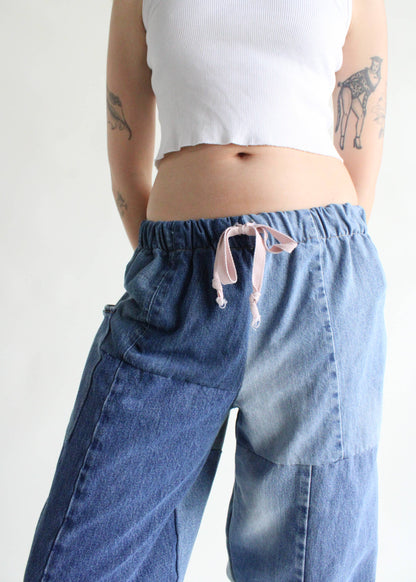 Denim Eco Pants: Blue