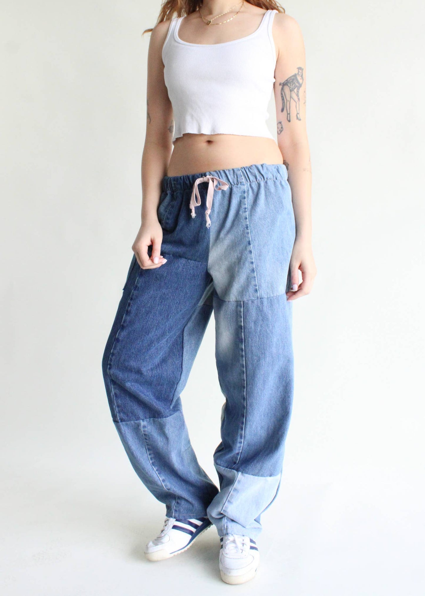 Denim Eco Pants: Blue