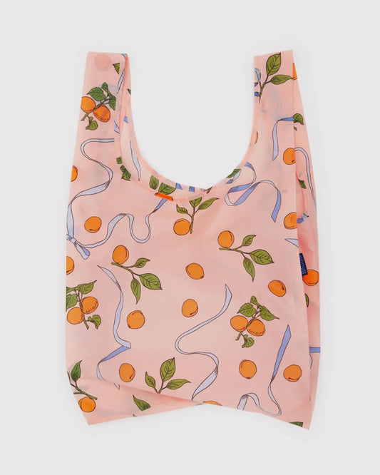 BAGGU Standard Reusable Tote - Apricots & Ribbons