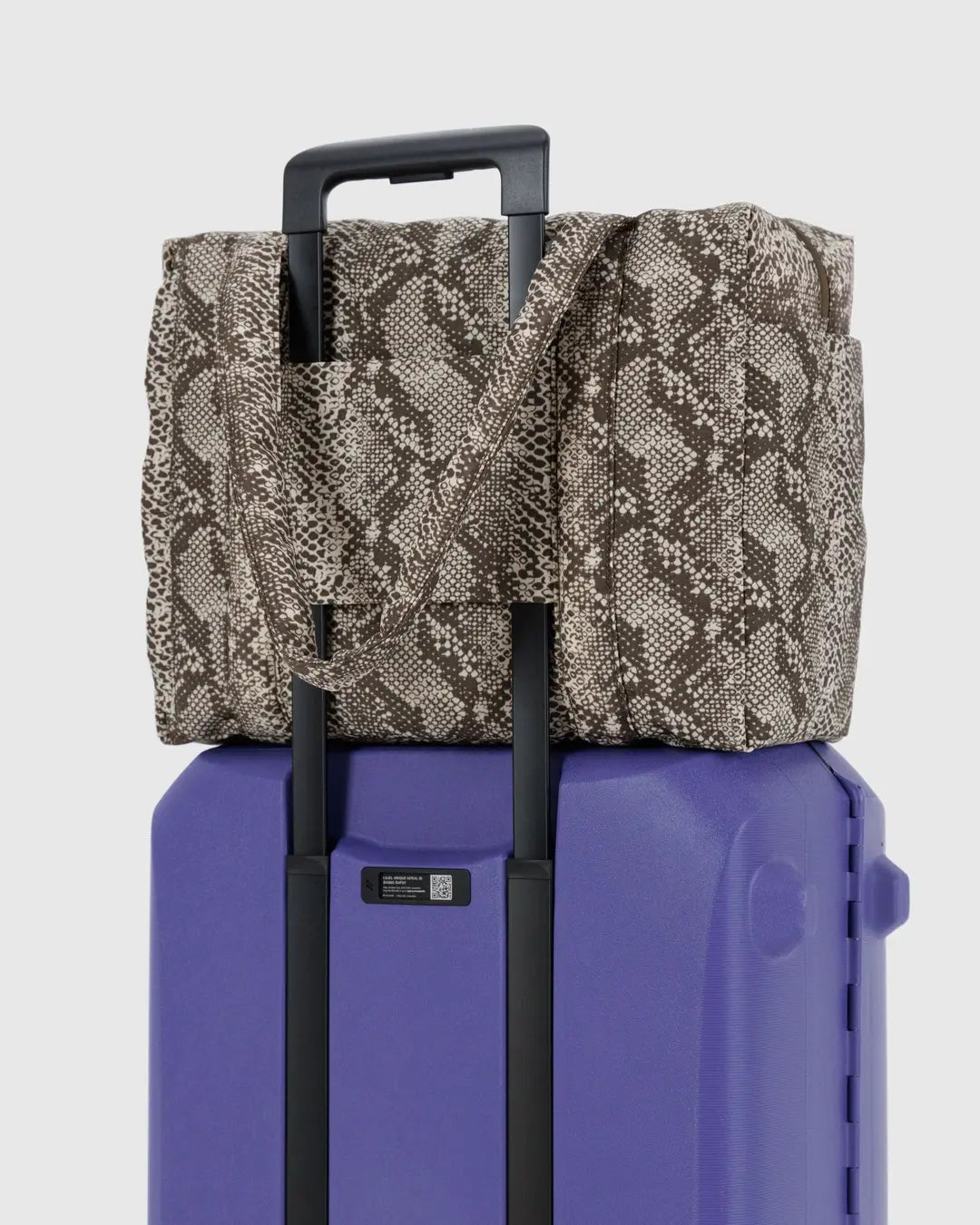 BAGGU Small Cloud Carry On - Snakeskin